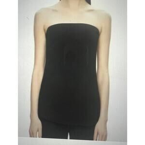 Theory Women Size 10 NWT Zalballa Rosina Strapless Crepe Top